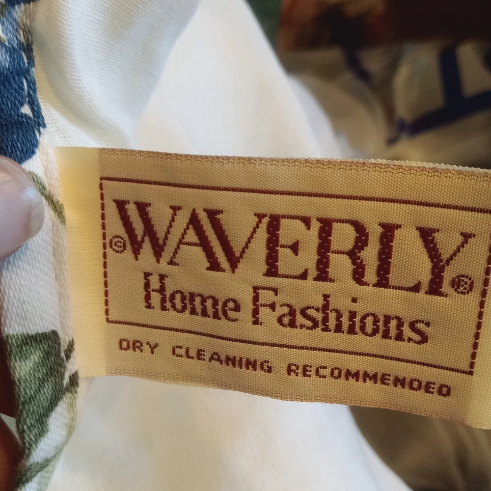 VTG Waverly Orchard Trail LINED Valance Grape Vine Berries Cotton 75